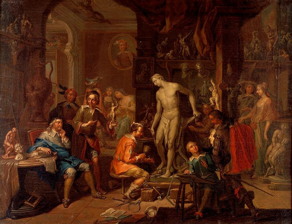 Franz Christoph Janneck – V atelieru sochaře 