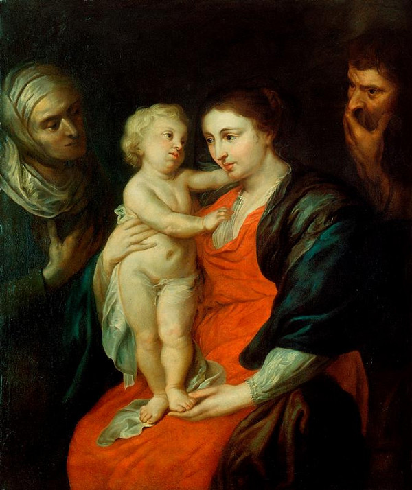 Peter Paul Rubens - replika – Svatá Rodina se sv. Annou