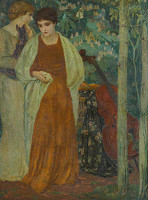 Karel Špillar – Dvě ženy v zahradě 