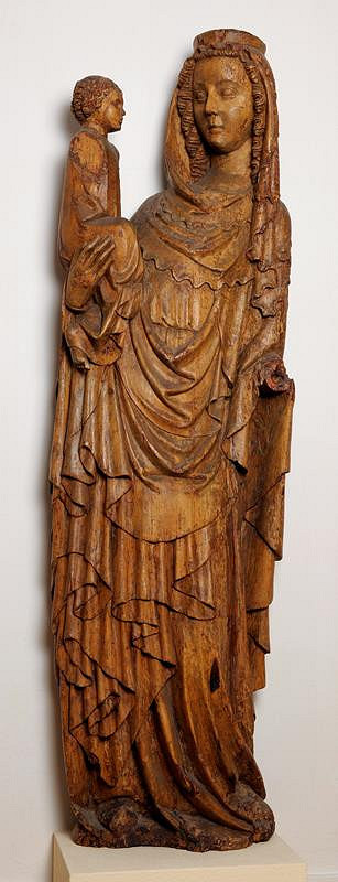 neznámý sochař moravský – Madona z Buchlovic