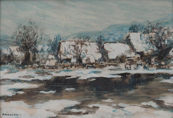 Jaroslav Panuška – Zimní krajina 