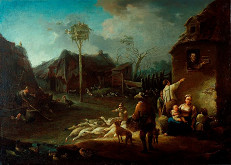 Christian Hilfgott Brand – Selská scéna 