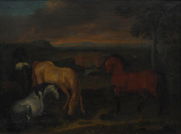 Philipp Ferdinand de Hamilton – Koně v krajině