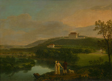 Karel Postl – Pohled na Královskou oboru od severozápadu 