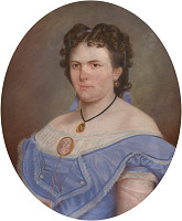 Václav Kroupa – Portrét Eleonory Kaskové, rozené Makovské 