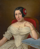 Václav Mánes – Portrét Rozálie Rybové, manželky J. A. Ryby 