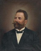 , Josef Ferdinand Hetteš – Portrét Josefa Bečky, smíchovského stavitele a podnikatele 