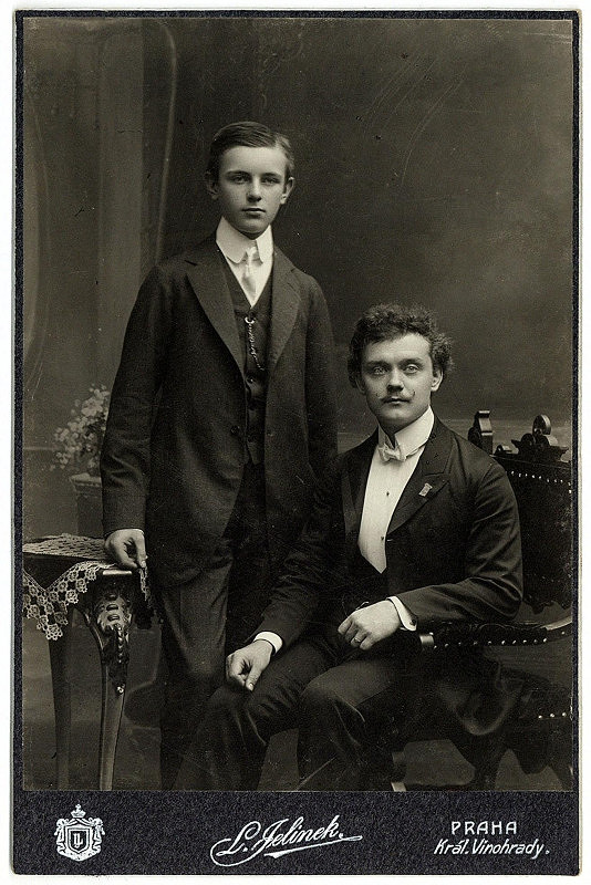 Atelier L. Jelínek – bez názvu (portrét dvou mužů)