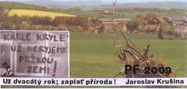 Jaroslav Krušina (autor) – P. F.; Už dvacátý rok; zaplať příroda! 