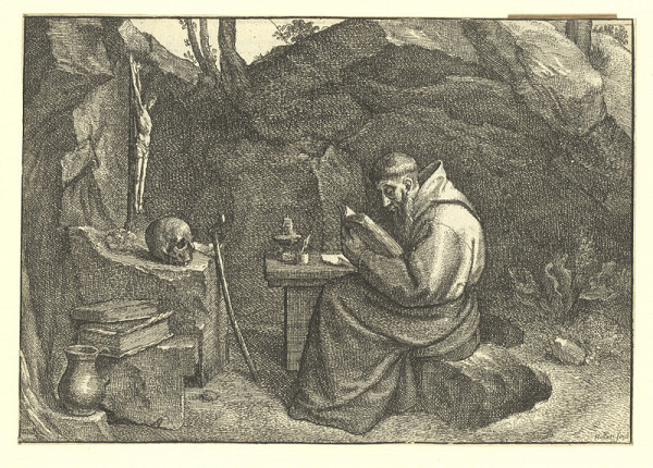 Václav Hollar – Malý František, podle Adriaena Brouwera