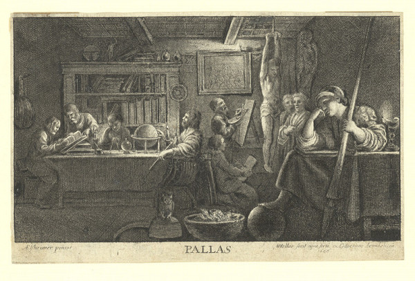 Václav Hollar – Pallas, podle Adama Elsheimera