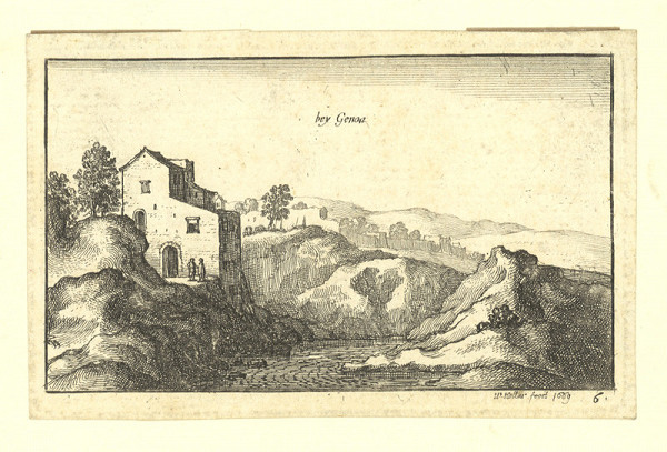 Václav Hollar – Bey Genua – Krajina u Janova – Itálie