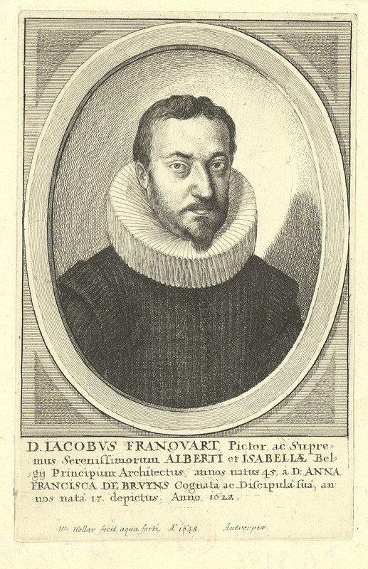 Václav Hollar – Jacobus Franquart, podle Anny Franciscy de Bruyns