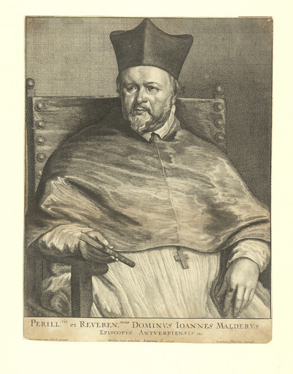Václav Hollar – Joannes Malderus, podle Anthonise van Dycka