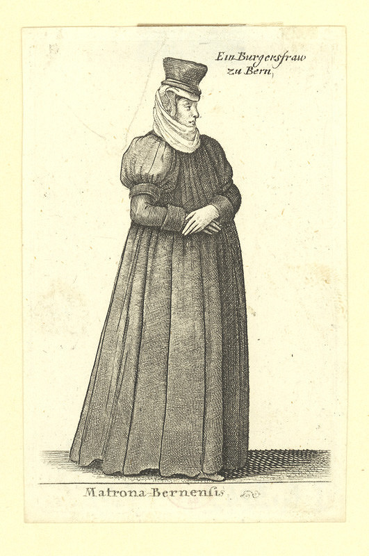 Václav Hollar – Matrona Bernensis / Matrona z Bernu