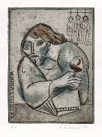 Alena Antonová – Ex libris L. Vaněk, Villon 