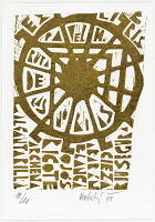 Bohdana Holubcová – Ex libris Pavel H. (Pavel Holubec), Vodní kolo 