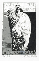 Helena Horálková – Ex libris MUDr. Černý 