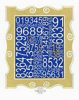 Jiří Marbach – Ex libris 12/9/1938, Jubilující matematička M. R 