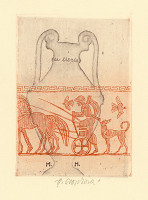 Hana Storchová – Ex libris M. H. (Milan Horníček) 