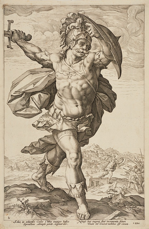 Hendrick Goltzius – Horace Cocles 