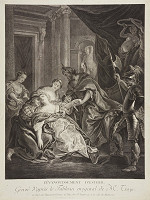 Jacques Firmin Beauvarlet – Mdloba Ester (z cyklu Esther, podle J. F. de Troye) 