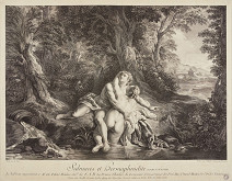 Jean Daullé – Salmacio a Hermafrodit (podle J. F. de Troye) 