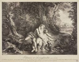 Jean Daullé – Salmacio a Hermafrodit (podle J. F. de Troye) 