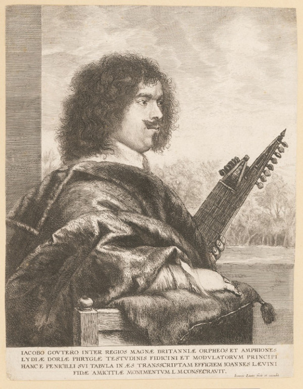 Jan Lievens – Podobizna anglického hudebníka Jakoba Goutera