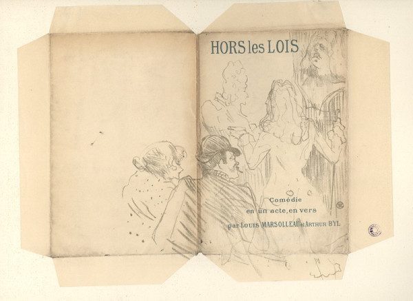 Henri de Toulouse-Lautrec – Obálka Hors les Lois