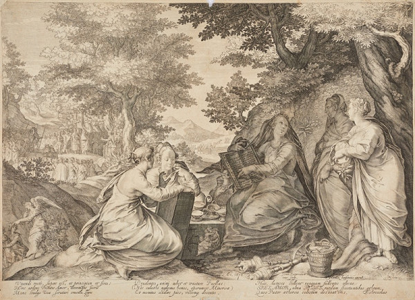 Jan Pieterszoon Saenredam – Podobenství o pěti moudrých pannách 