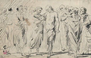 Michael Willmann – Ježíš se zjevu nevěřícímu Tomášovi 