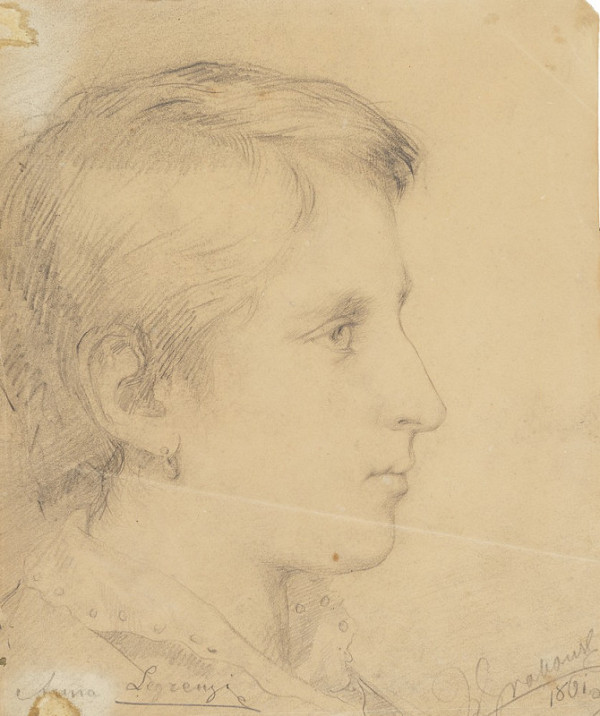 Andrzej Grabowski – Studie ženské hlavy 