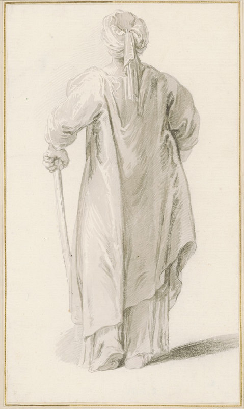 Jacob de Wit – Muž v turbanu s holí
