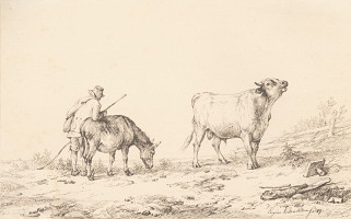 Eugene Verboeckhoven – Na pastvě 