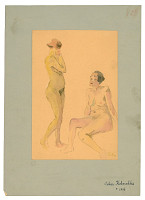 Oskar Kokoschka – Dva ženské akty 