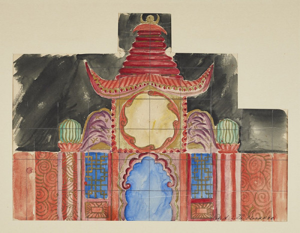 Zbigniew Pronaszko – Scénický návrh – Złoty Plaszcz 