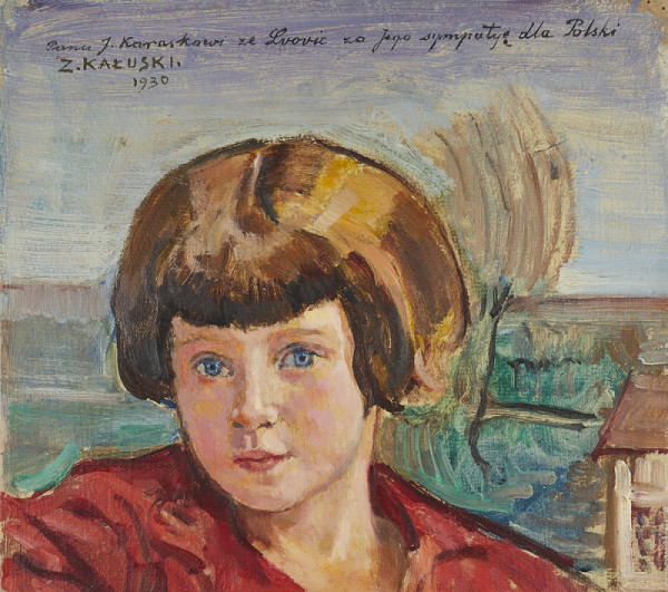 Zygmunt Kałuski – Hlava děcka s dlouhými vlasy