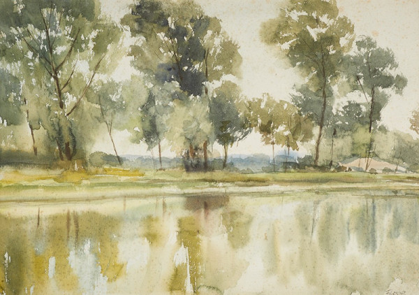 Fritz Lattke – Stromy na hrázi 