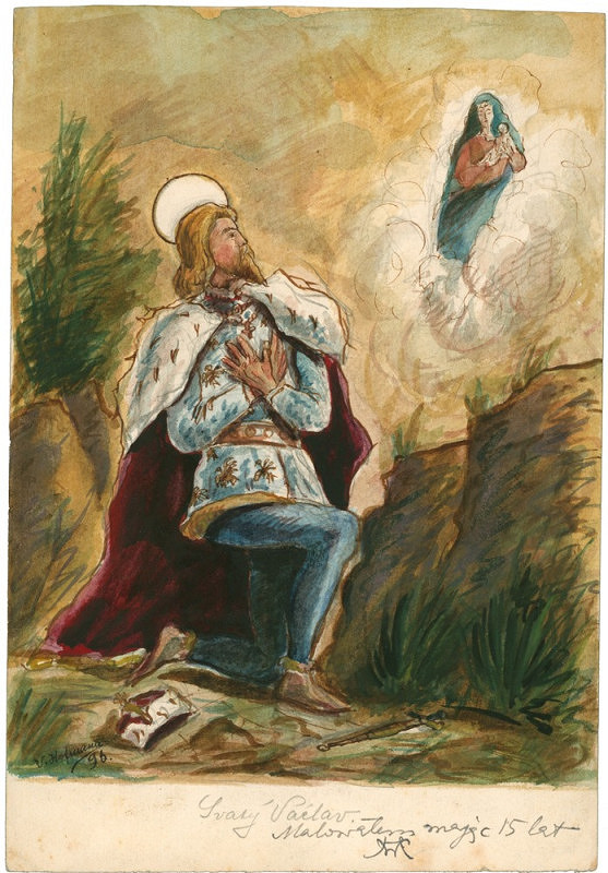 Wlastimil Hofman – Panna Marie se zjevuje svatému Václavovi