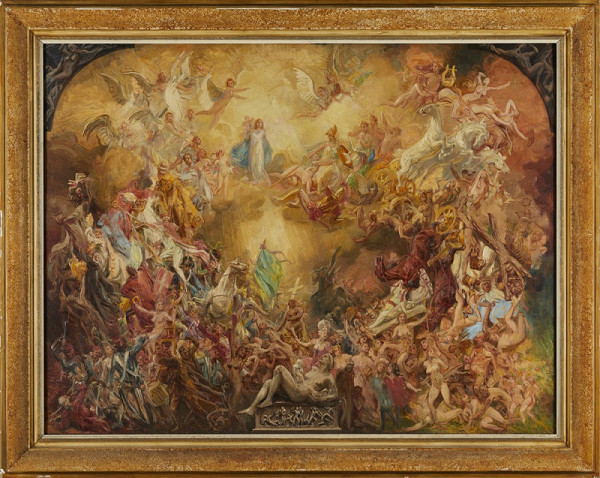 Emil Holárek – Sen Evy (skica) 