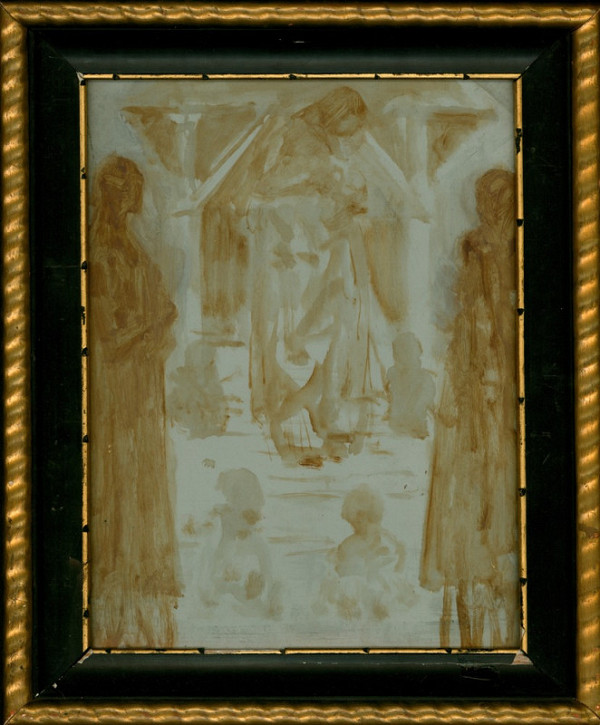 Jacek Malczewski – Madona uctívaná polským lidem 