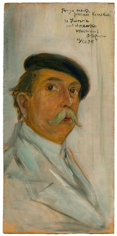Wlastimil Hofman – Autoportrét s baretem