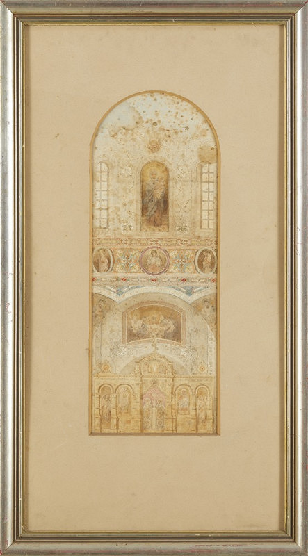 Viktor Michajlovič Vasněcov – Ikonostas (skica) 