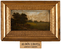 Albín Lhota – Lučina se stromy 