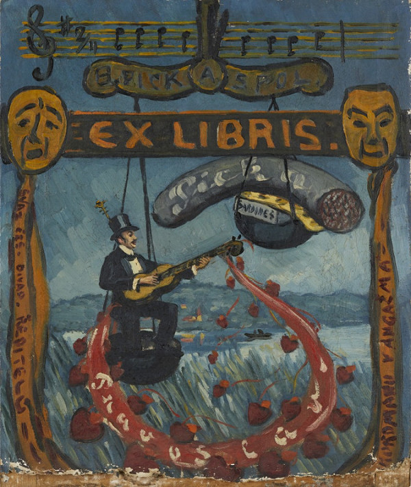 Emil Artur Longen – Humorné ex libris B. Pick a spol. 