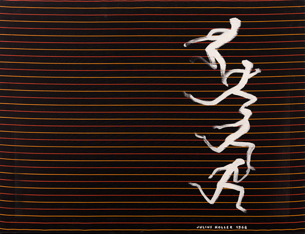 Július Koller – Running 