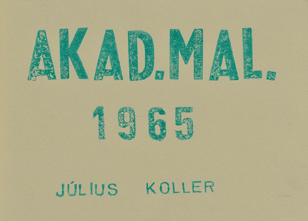 Július Koller – Akad.Mal.(Antihappening) 
