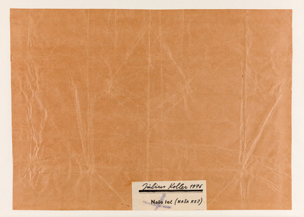 Július Koller – Naša reč 