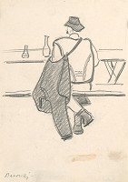 Miloš Alexander Bazovský – V hostinci za stolom 